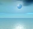 blue foggy picture