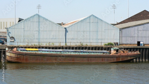old barge