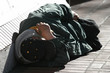homeless man