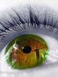 ojo con reflejo