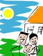 famille heureuse