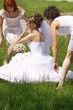 bride and girls