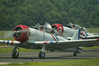 chance-vought f4u corsairs on runway