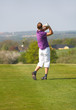 golf swing by a young man golf swing by a young man