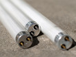 fluorescent tubing on concrete