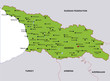 map georgia landkarte georgien