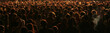 people crowd in blur