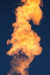 flames in the sky
