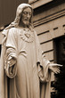 jesus, sepia toned