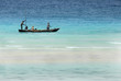 sunrise fishing on tropical island