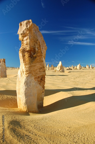 pinnacles in nambung np, western australia