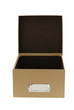 Foto: empty brown box with lid empty brown box with lid