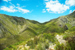 warm summer day in the mountains