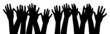 silhouette hands
