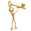 hold gold key