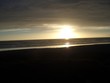 late evening sunset