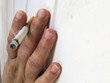 hand and cigarette