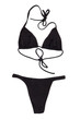 black swimsuit