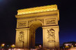 arc de triomphe nuit arc de triomphe nuit
