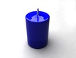 blue candle