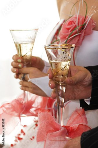 Photo: wineglass of champagne wineglass of champagne