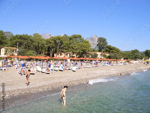 kiesstrand bei kemer