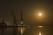 cranes at baku port