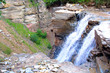 wasserfall in den bergen