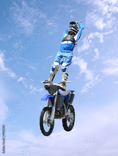 dirt bike stunt rider
