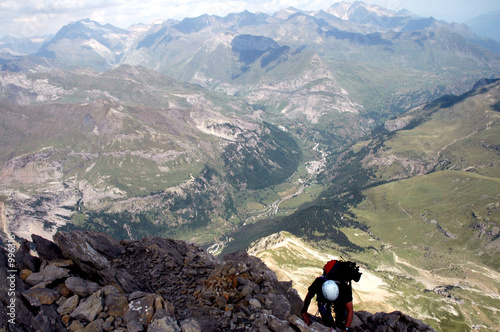 escalade au-dessus de gavarnie