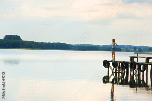 girl waiting