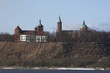 view to catedral at plock - poland