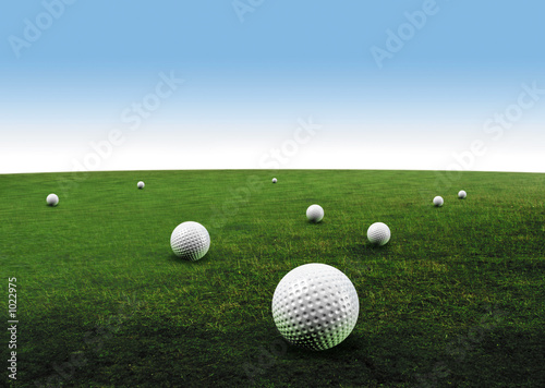Illustration: golf balls golf balls