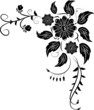 element for design, corner flower element for design, corner flower