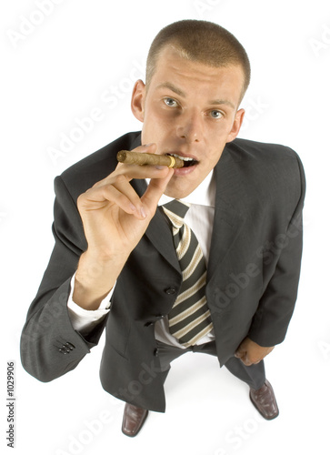 Photo: man with cigar man with cigar