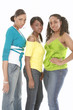 three friends in jeans three friends in jeans