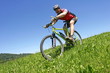 biken im grass