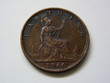 1866 queen victoria farthing, tails