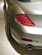 silver sportscar detail
