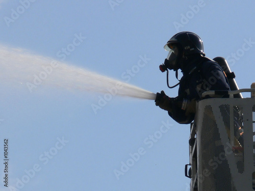 fireman at work