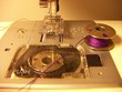 sewing in purple