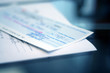 cheque and contract