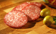 salami and olives. salami and olives.