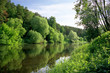 down the river...