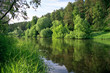 down the river...