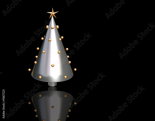 Illustration: 3d christmas tree 3d christmas tree