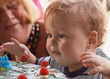 young boy on birthday