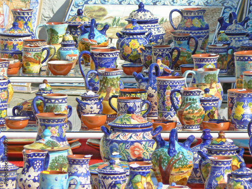 céramiques colorées