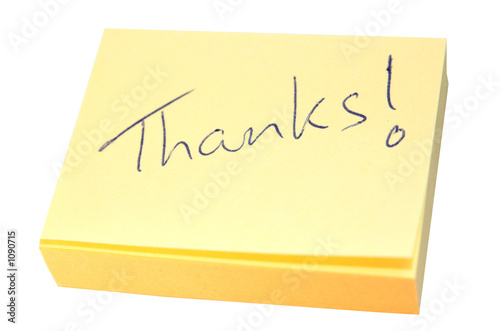 Photo: note of thanks note of thanks