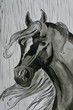 black horse painting black horse painting